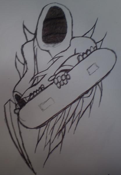 Grim Reaper Skate Design