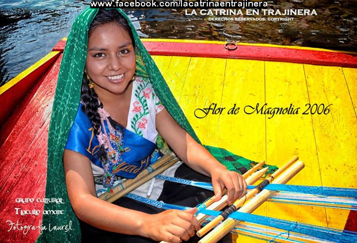 la flor mas bella del ejido Xochimilco Mexico 