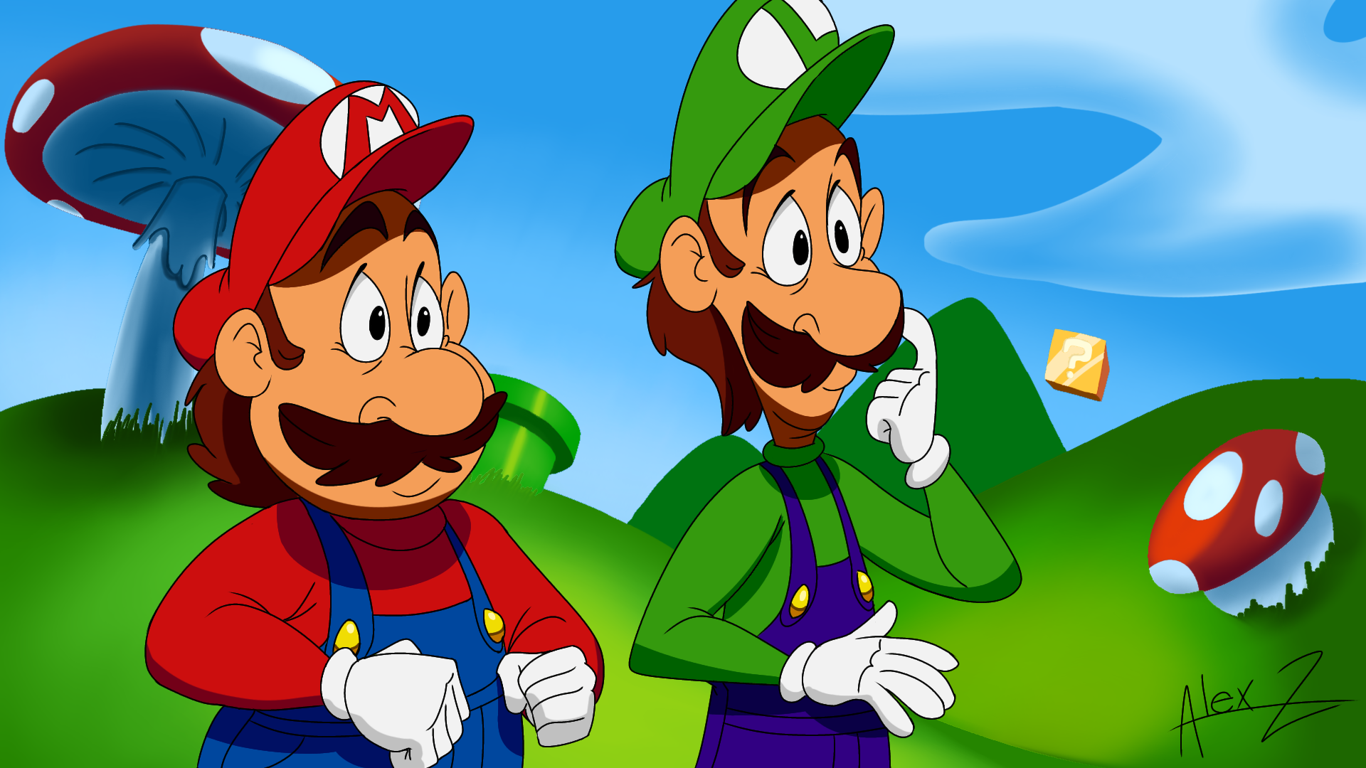 Mario Cartoon Deviantart The Super Mario Bros. by PencilAlexZ on DeviantArt