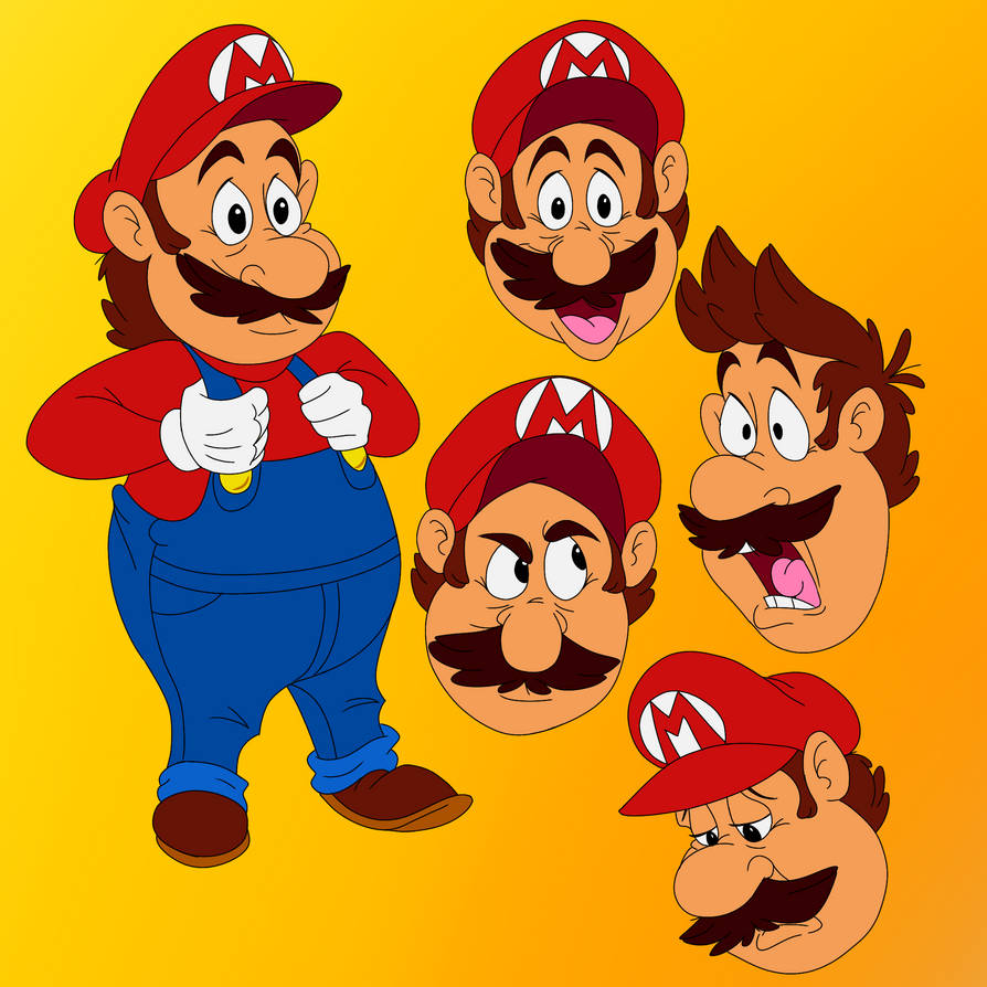 Colored Mario Design by PencilAlexZ on DeviantArt