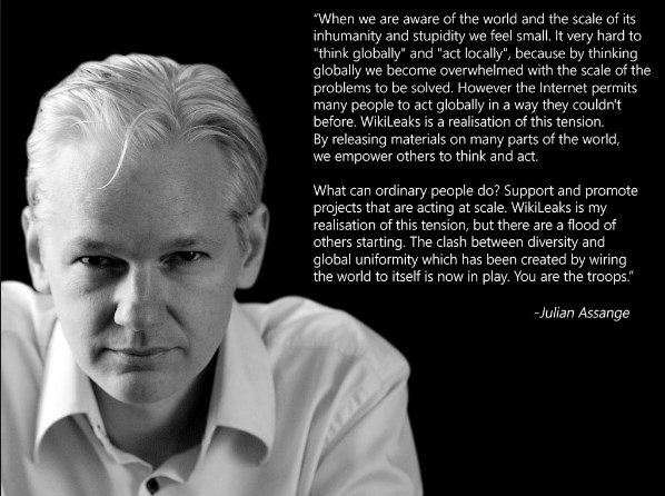 HackNews quotes from Assange