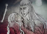 Red Sun Rising - Thranduil and his wife