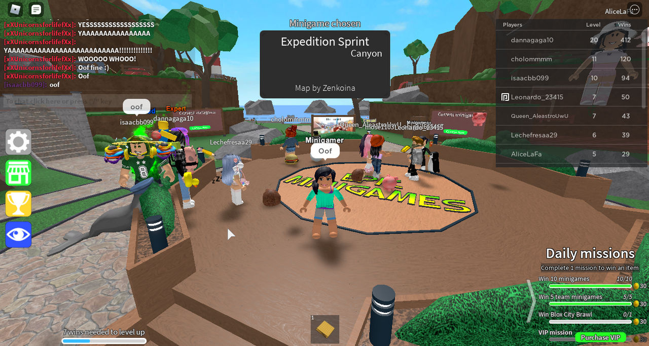Me Playing Epic Minigames In Roblox By 00xx0hannah0xx00 On Deviantart - roblox epic minigames secret room
