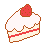 (F2U) strawberry cake icon, deco, etc