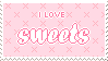 stamp (#044) - i love sweets (upgraded)