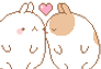 (F2U) molang - kiss