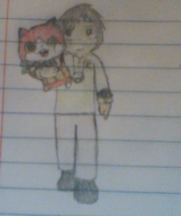 Jibanyan and Nolan(Colored)