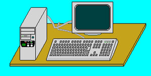 Old computer sprite