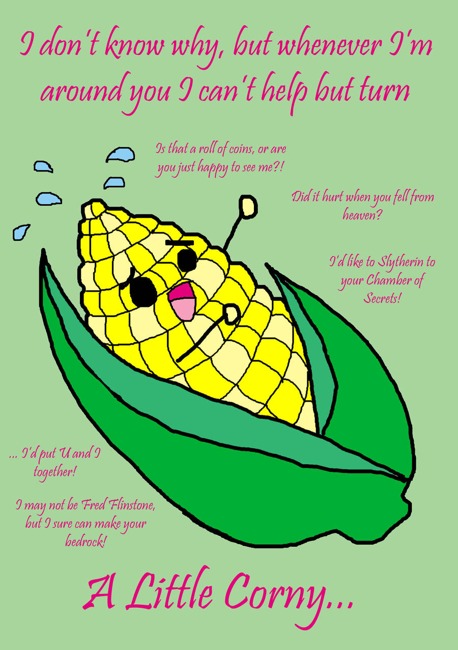 Corny valentines day card