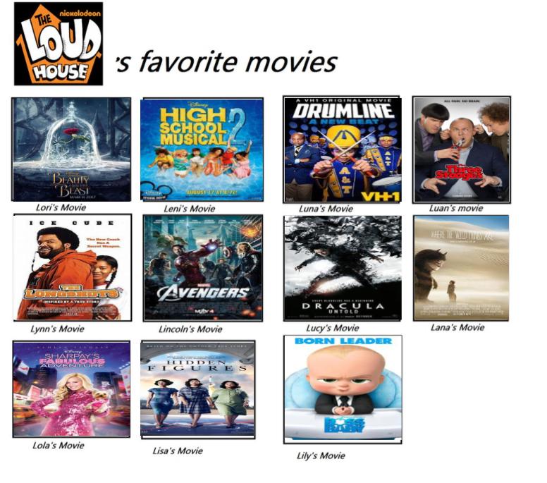 The Loud House's Favorite Movies