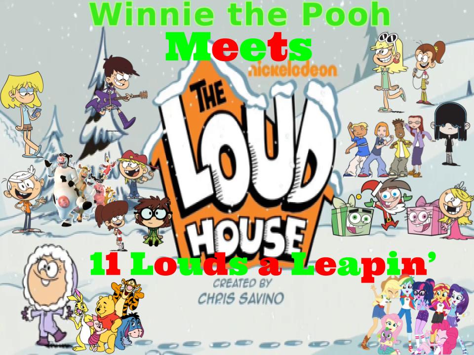 Winnie the Pooh/Loud House Holiday Poster