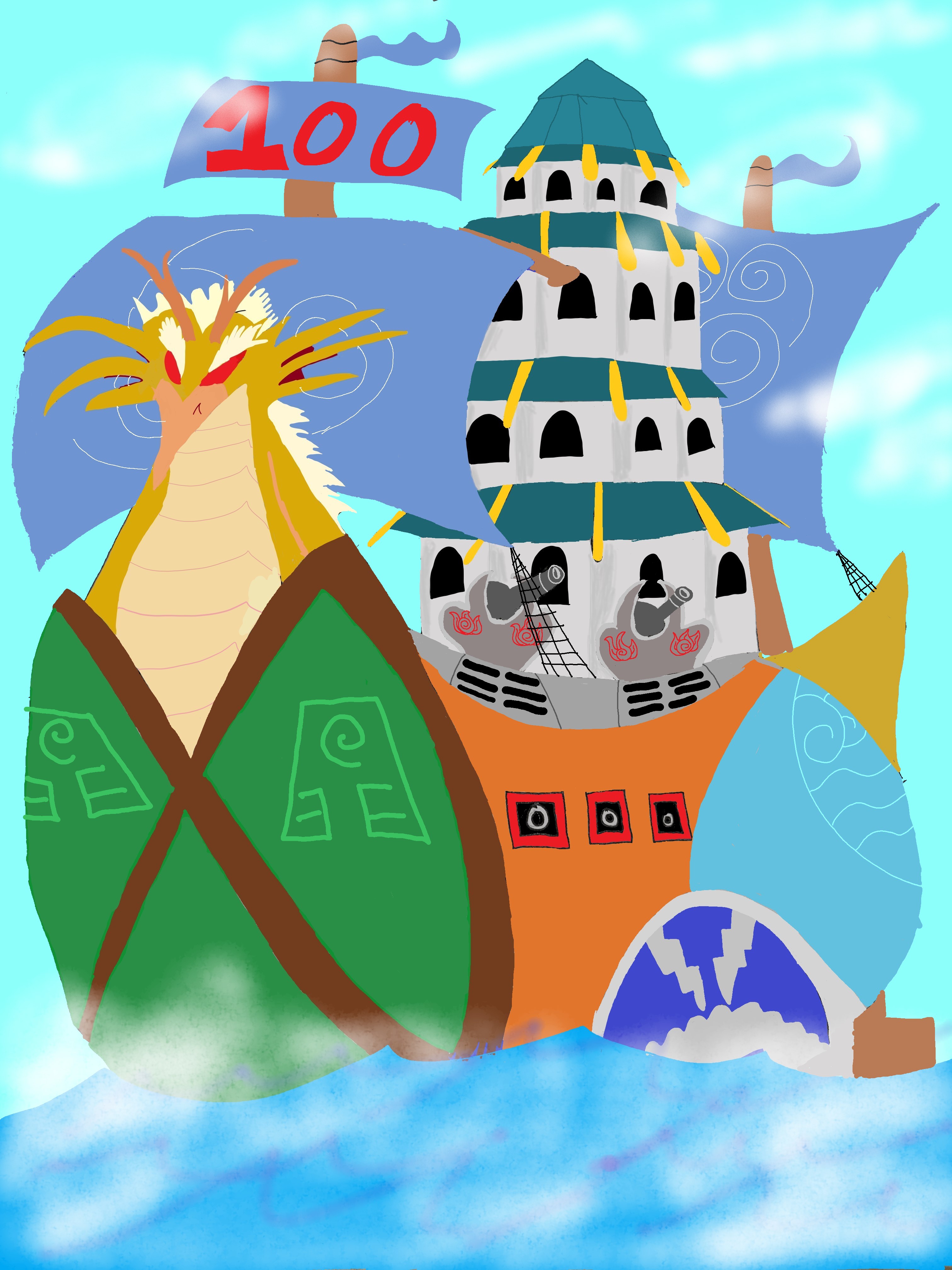 Drawing #254 Going Merry - One Piece by AidanJA on DeviantArt