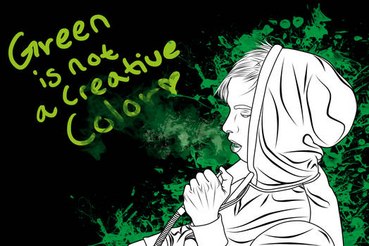 Happy Bday Johan ''Green is not a creative color''