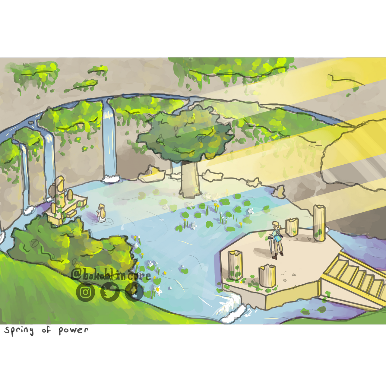 Spring Of Power by bokoblincore on DeviantArt