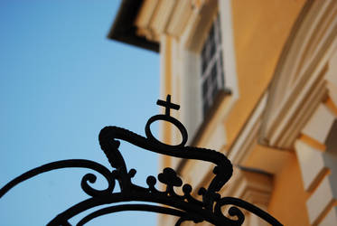 Rundale Palace gate