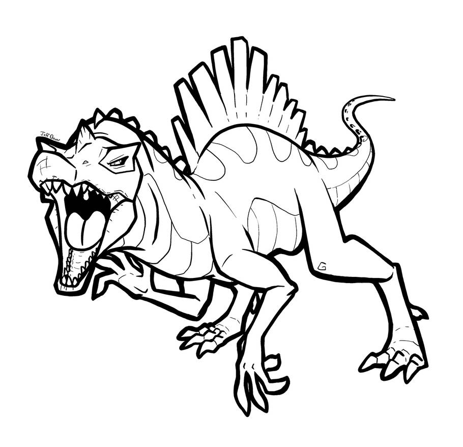 Saurus Paper Perspective-saurus by secoh2000 on DeviantArt