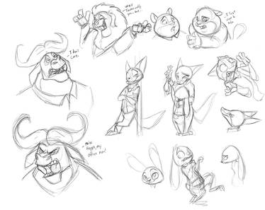 Zootopia Sketches