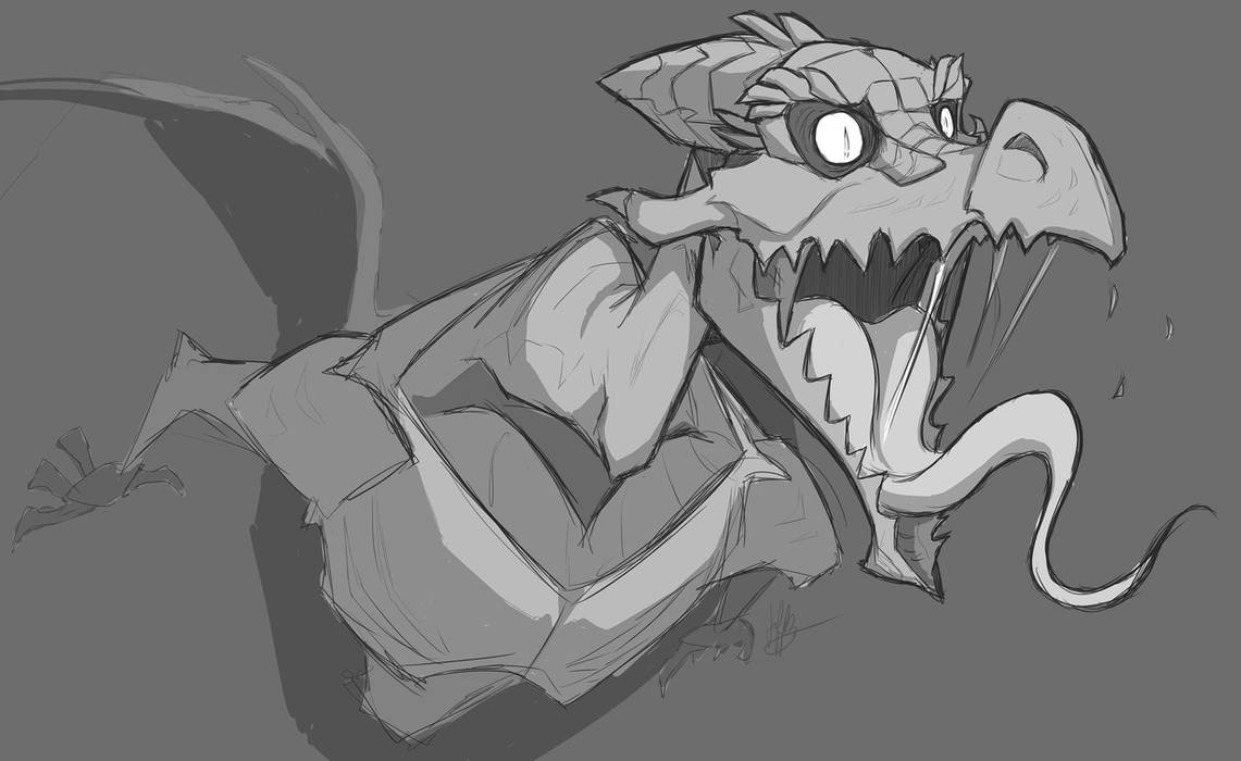 Secoh2000 Red Ridley Sketch by secoh2000 on DeviantArt