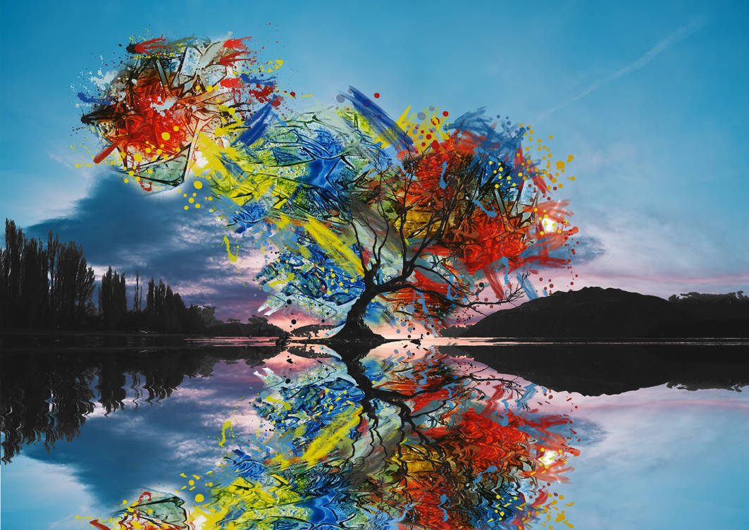 Abstract Tree Scapes Abstract tree landscpae by rev-Jesse-C on DeviantArt