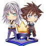 KH - Chibi Riku and Sora