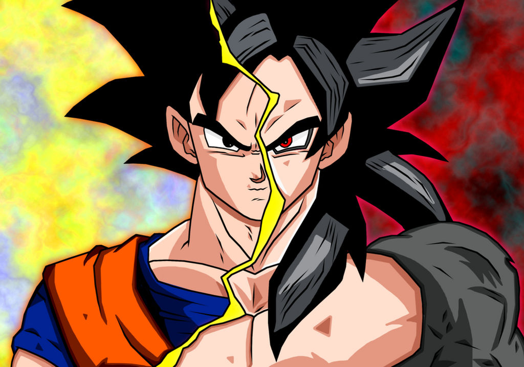 Goku vs GT Black Goku by Gogeta4810 on DeviantArt