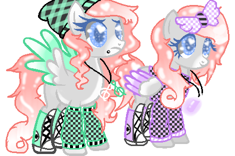 twin sister mlp adopts  -closed-