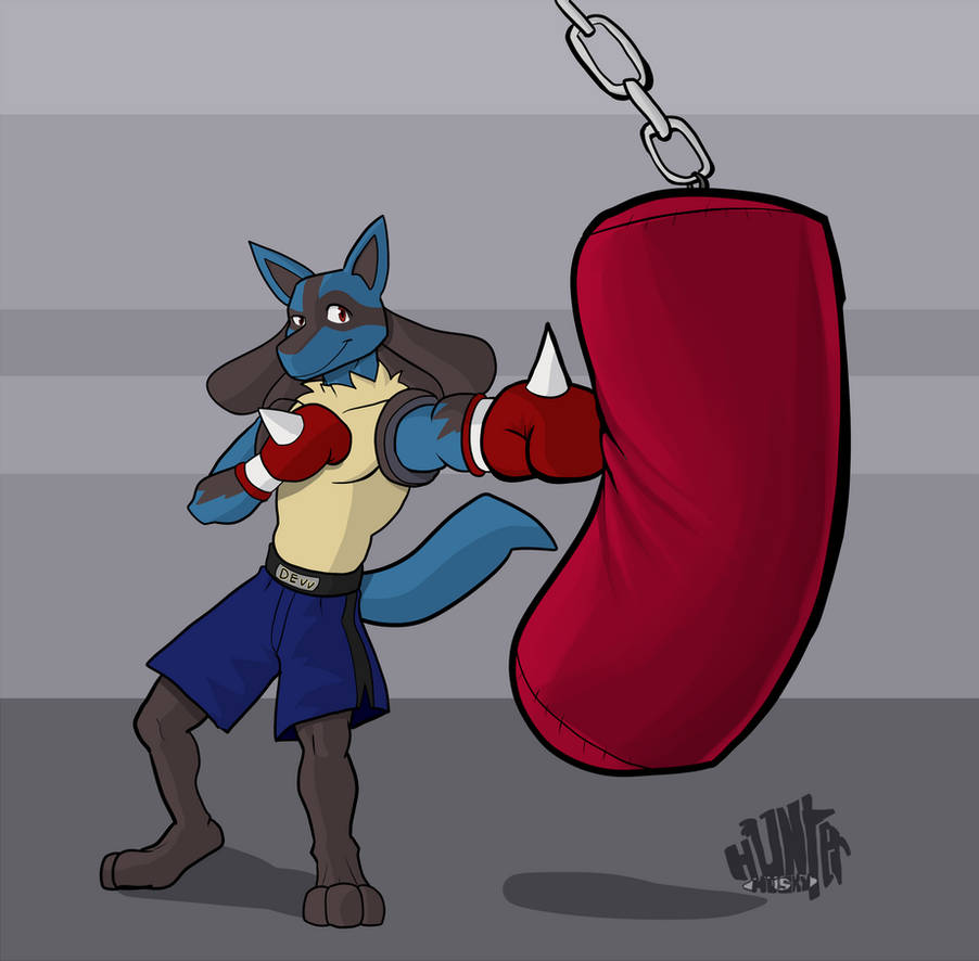 Commission wave 3: Boxing practice by GenshiTatsunora on DeviantArt