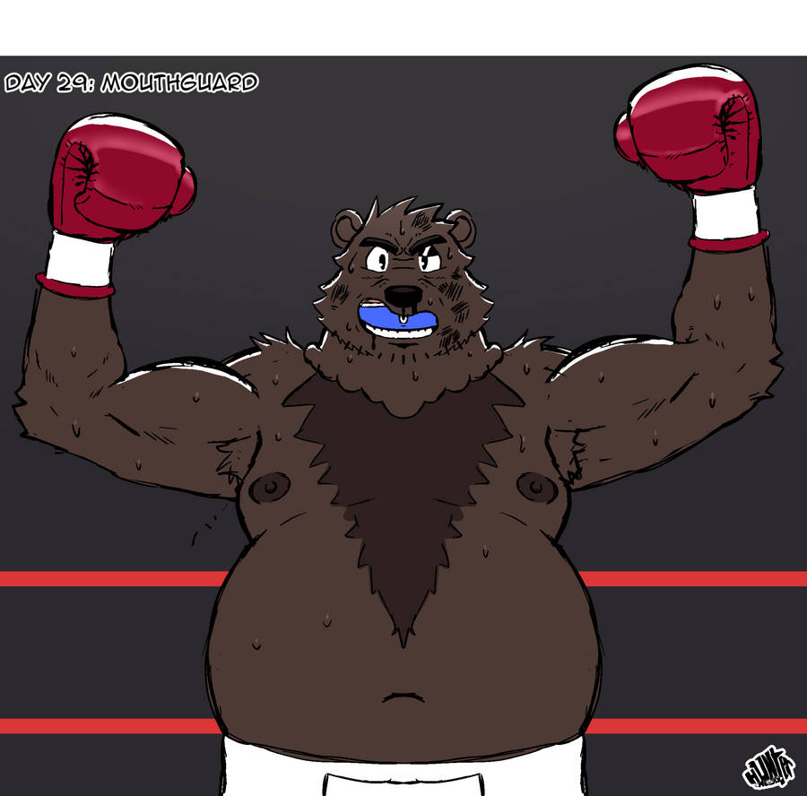 Fight Ob Fightober 29: mouthguard by GenshiTatsunora on DeviantArt