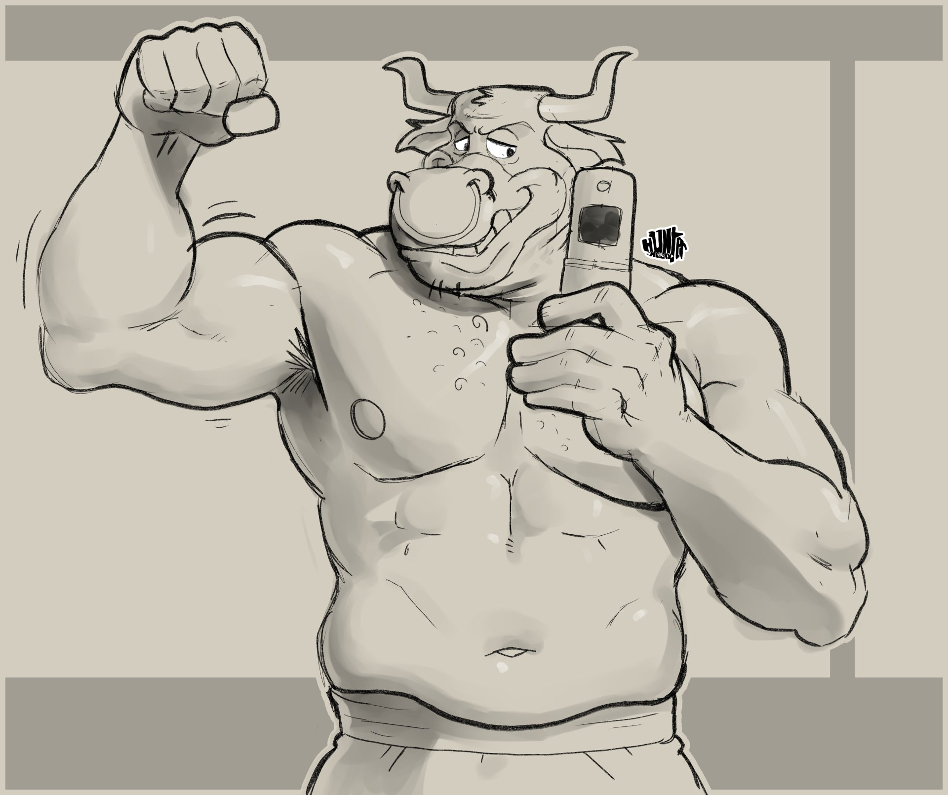 Bull Selfie