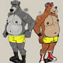 Jogging bears