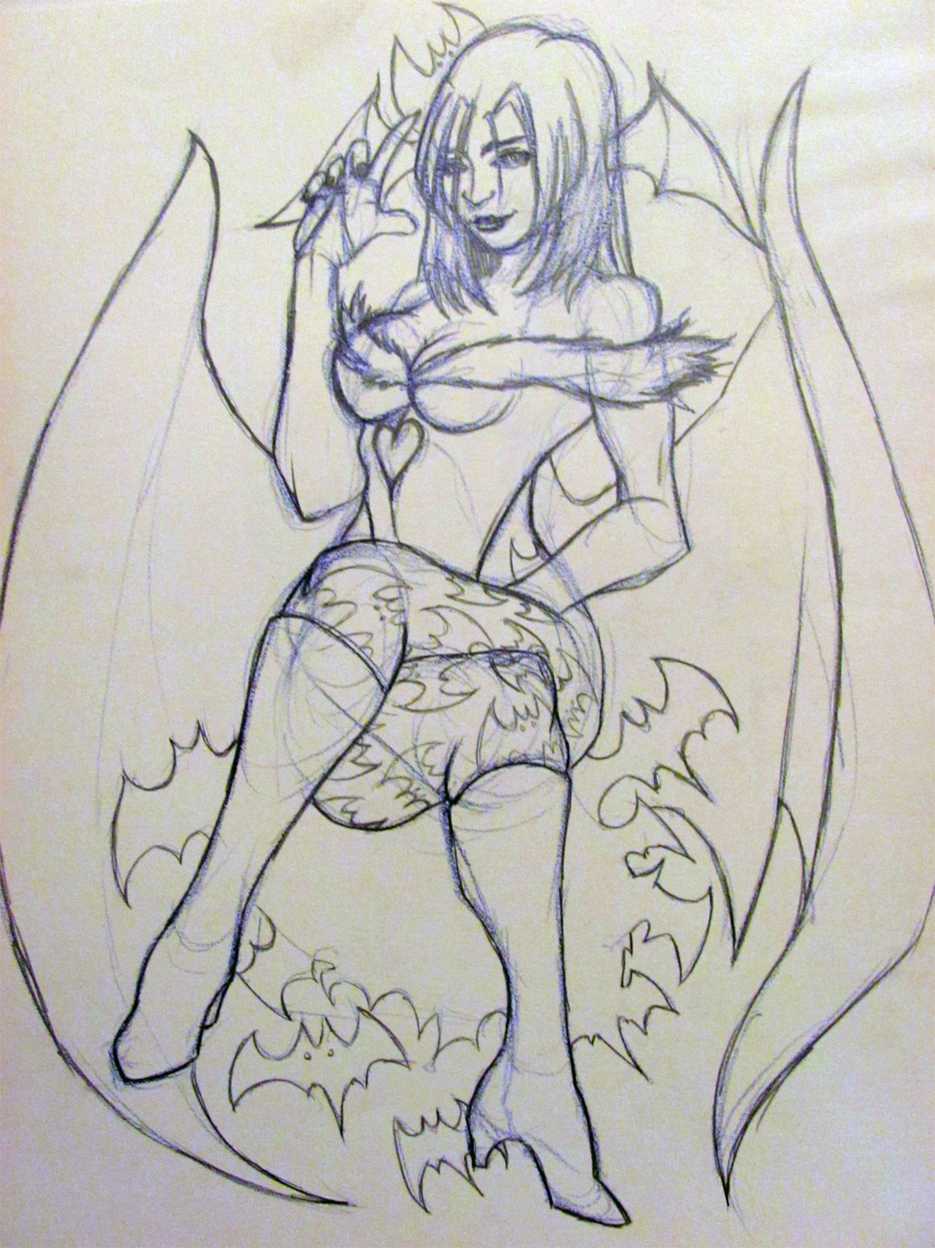 Morrigan Sketch