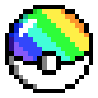 Python Ball 8 Bit Rainbow Ball (8-bit) by Trarian on DeviantArt