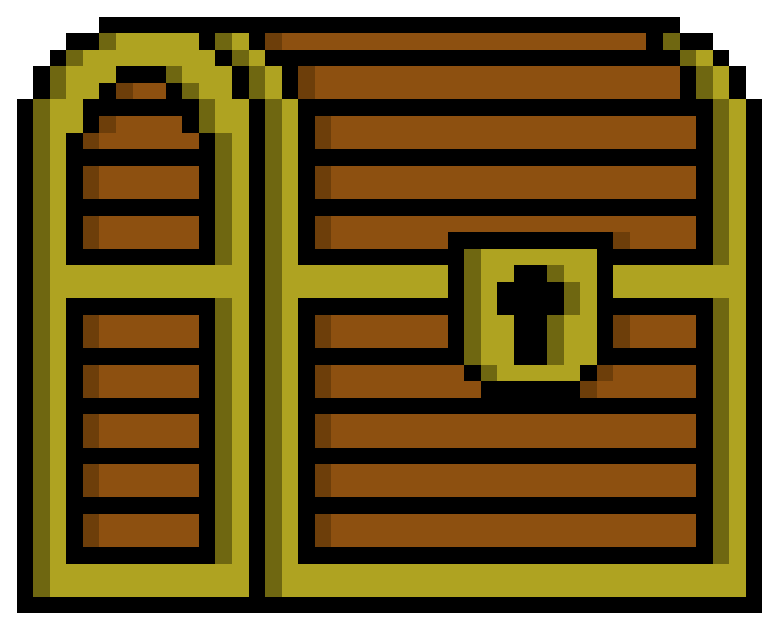Wooden Chest (8-bit) by Trarian on DeviantArt