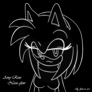 Amy Rose Neon Glow