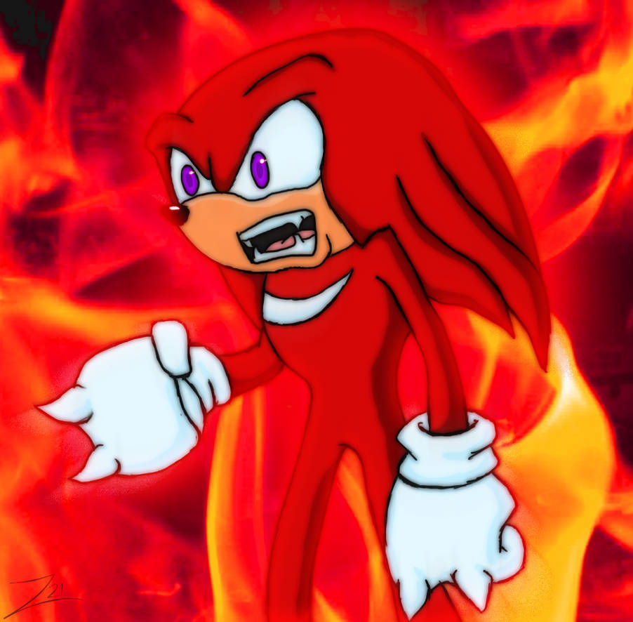 Knuckles Rage Knuckles rage by grim-zitos on DeviantArt