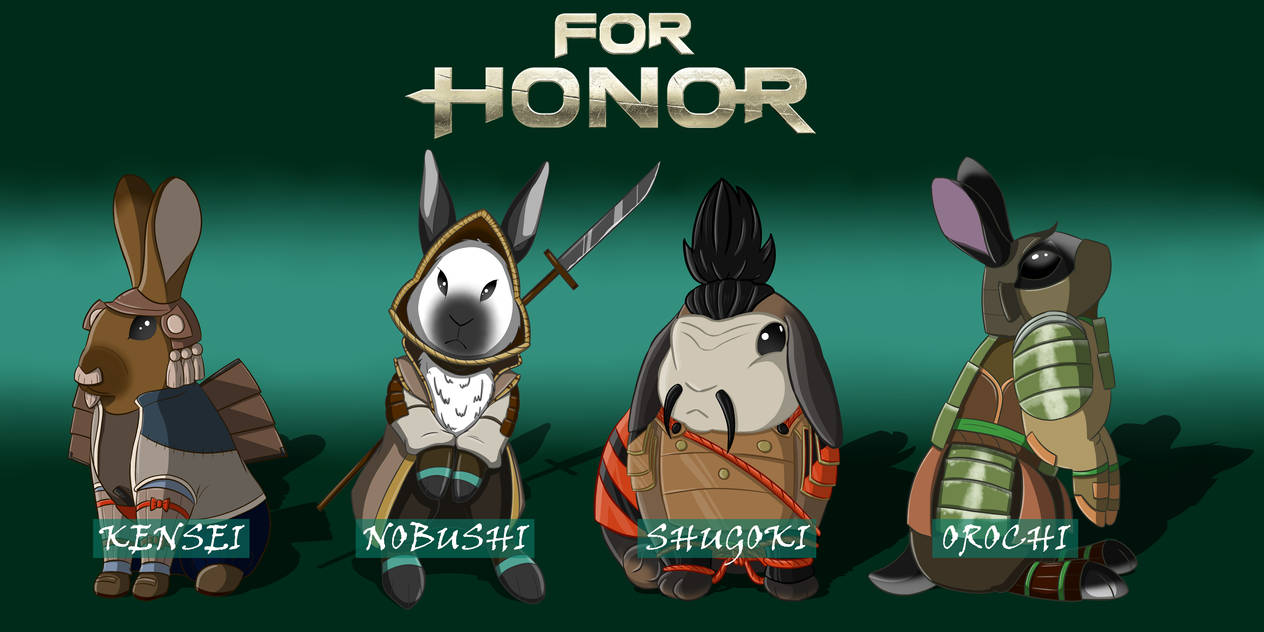 For Honor: Rabbit Edition. Samurai by RabbitMT on DeviantArt