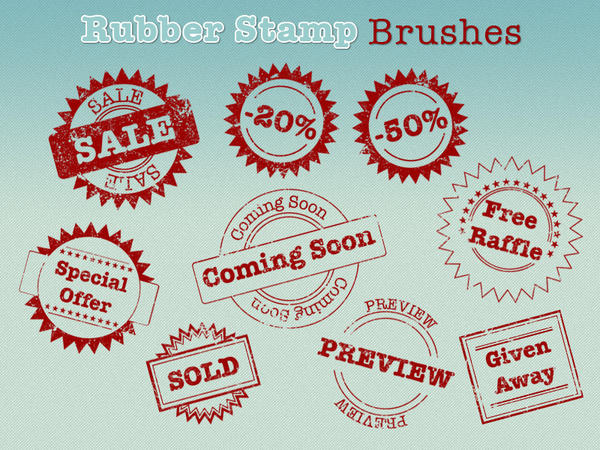 Rubber Stamp Brushes by Sirri-R-P