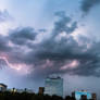 Lightning infested cloud