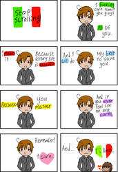 Romano's cheer-up charm with Creeper SpainXD