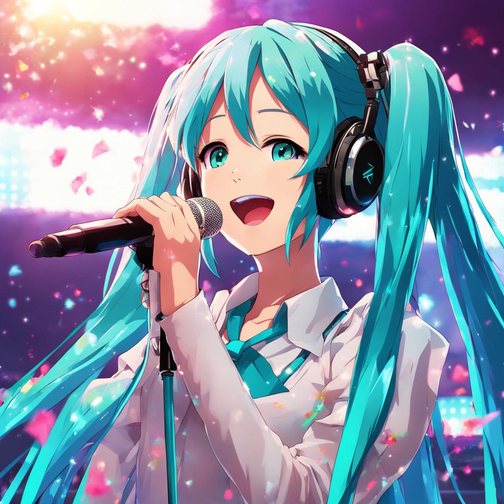 Hatsune Miku singing by Joeren on DeviantArt