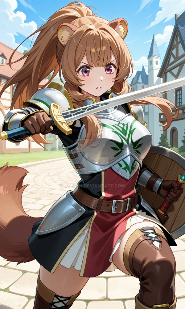 Osu Raptalia Raphtalia practicing sword fighting by Joeren on DeviantArt
