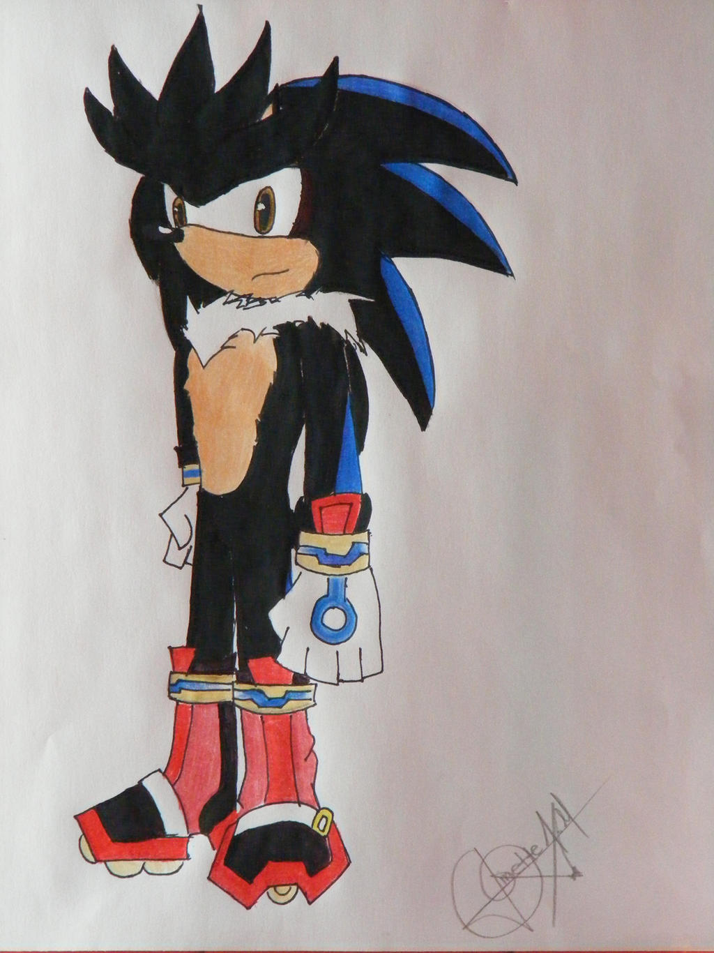 Sonic, Shadow and Silver fusion!! by RikkiandPlagg on DeviantArt