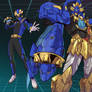Gozyu Leon and Tegasword Blue
