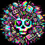 Glitched Out Skull Logo - TShirt