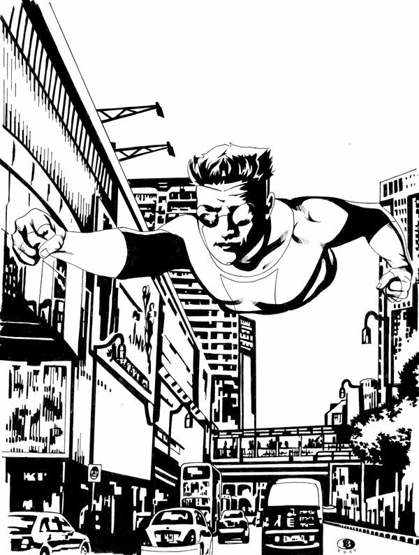 Invincible Ink Design Invincible Sample Cover Inks by atomicbill on DeviantArt