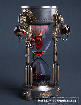 The Steampunk HeartGlass