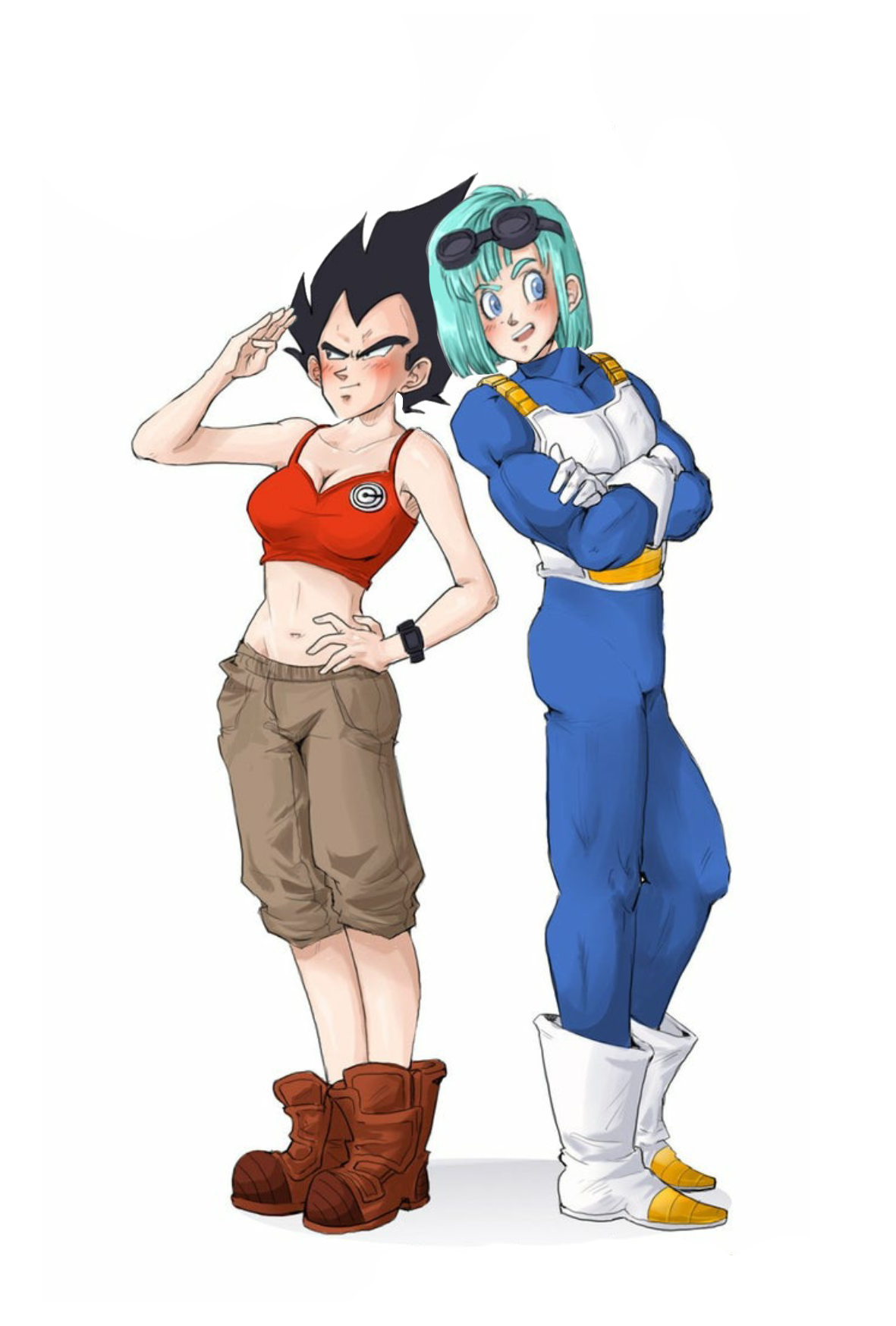 DBZ Girls Swap by BlazingShadic on DeviantArt