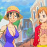 Nami and luffy head swap 9