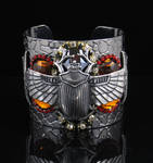 Silver scarab cuff by bchurch