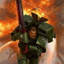 Warhammer 40K Dark Angel Assault Marine